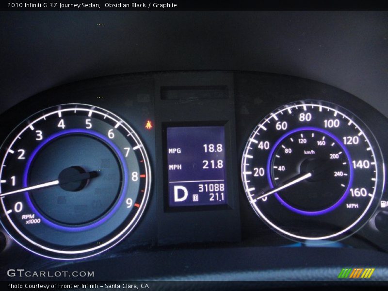 Obsidian Black / Graphite 2010 Infiniti G 37 Journey Sedan