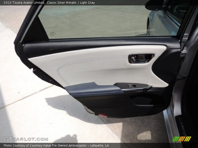 Classic Silver Metallic / Light Gray 2013 Toyota Avalon Limited