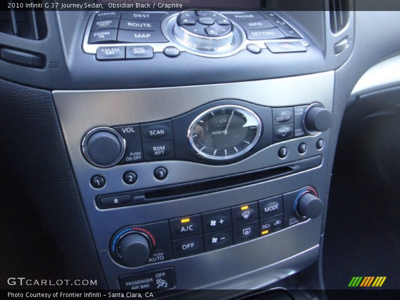 Obsidian Black / Graphite 2010 Infiniti G 37 Journey Sedan