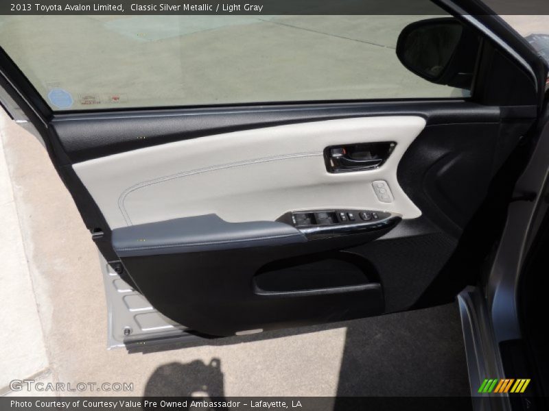 Classic Silver Metallic / Light Gray 2013 Toyota Avalon Limited