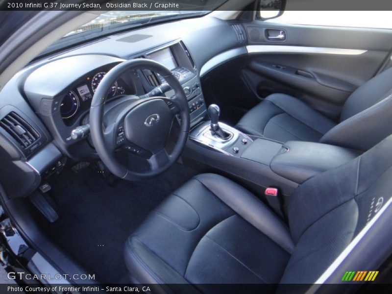 Obsidian Black / Graphite 2010 Infiniti G 37 Journey Sedan