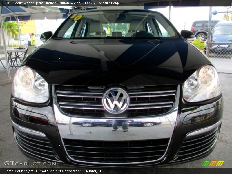 Black / Cornsilk Beige 2010 Volkswagen Jetta Limited Edition Sedan