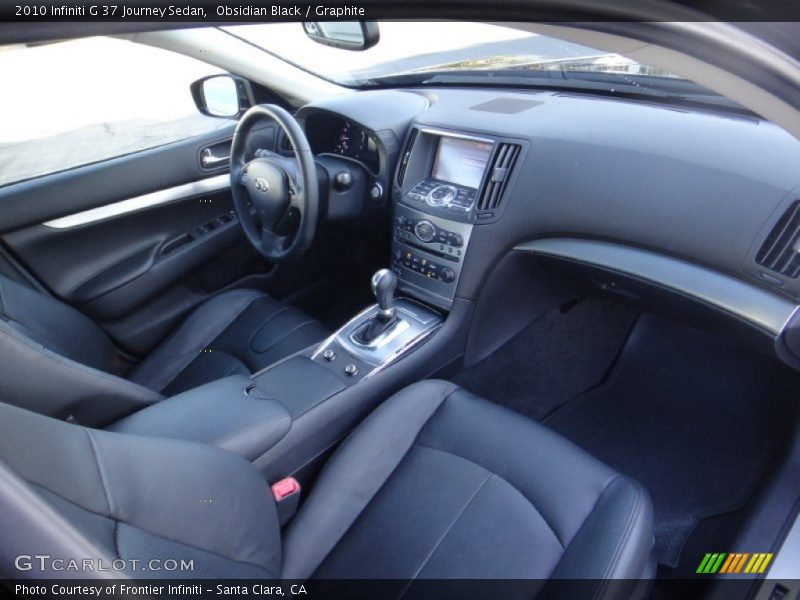 Obsidian Black / Graphite 2010 Infiniti G 37 Journey Sedan