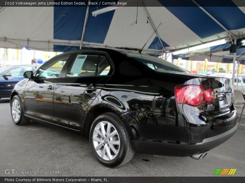 Black / Cornsilk Beige 2010 Volkswagen Jetta Limited Edition Sedan