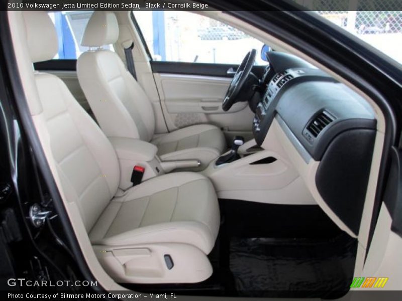 Black / Cornsilk Beige 2010 Volkswagen Jetta Limited Edition Sedan