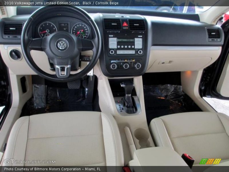 Black / Cornsilk Beige 2010 Volkswagen Jetta Limited Edition Sedan