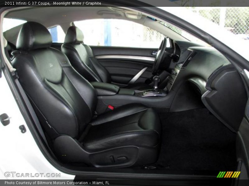 Moonlight White / Graphite 2011 Infiniti G 37 Coupe