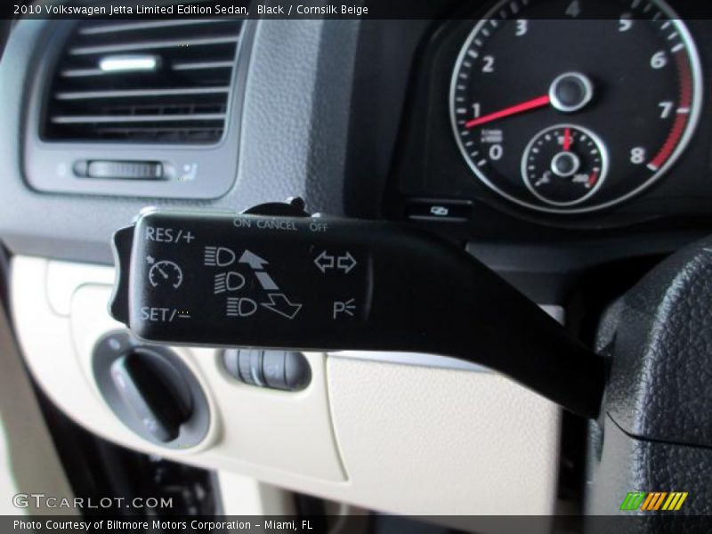 Black / Cornsilk Beige 2010 Volkswagen Jetta Limited Edition Sedan