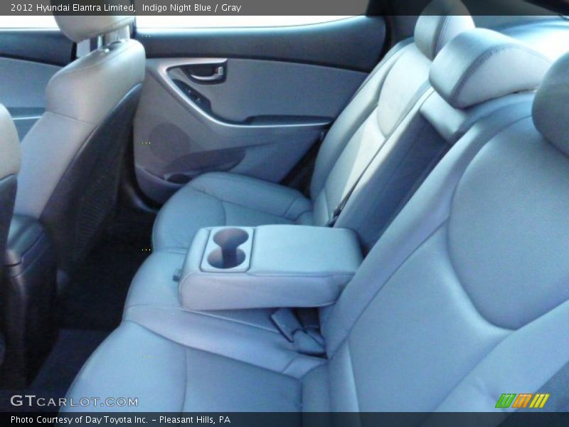 Indigo Night Blue / Gray 2012 Hyundai Elantra Limited