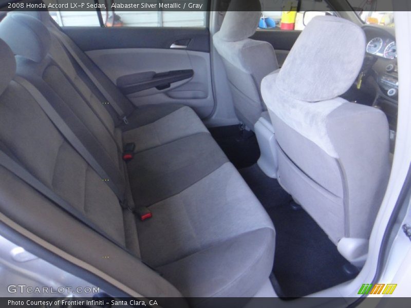 Alabaster Silver Metallic / Gray 2008 Honda Accord LX-P Sedan