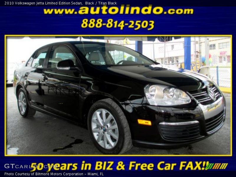Black / Titan Black 2010 Volkswagen Jetta Limited Edition Sedan