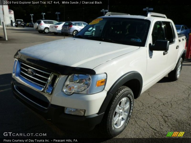 White Suede / Charcoal Black 2009 Ford Explorer Sport Trac XLT 4x4