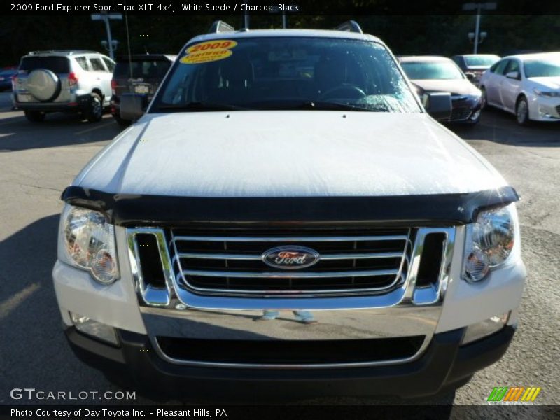 White Suede / Charcoal Black 2009 Ford Explorer Sport Trac XLT 4x4