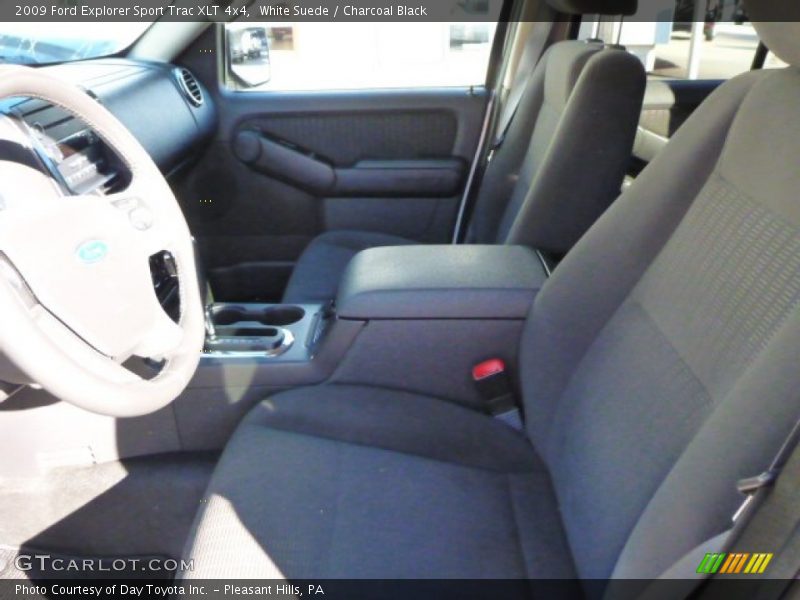 White Suede / Charcoal Black 2009 Ford Explorer Sport Trac XLT 4x4