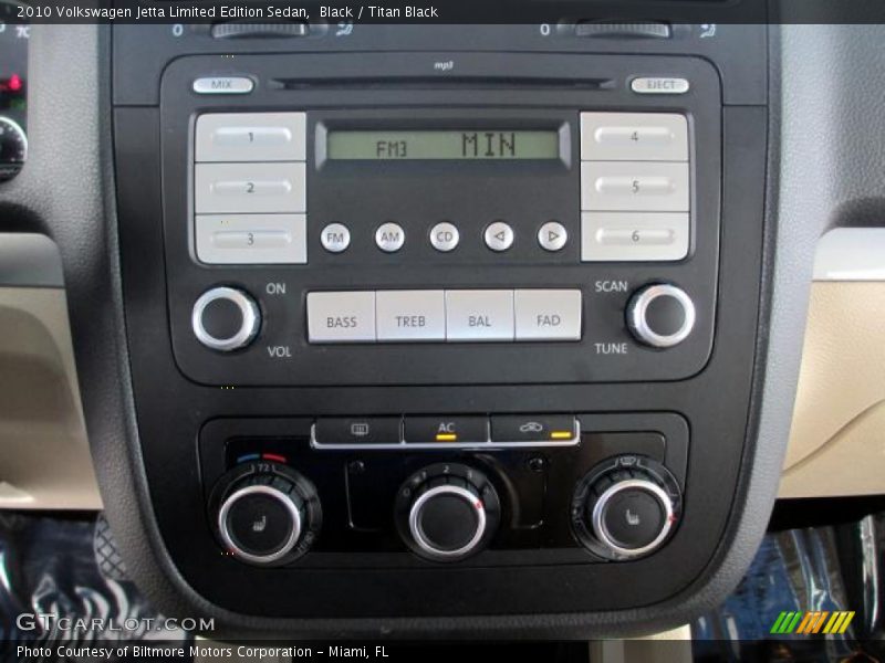 Black / Titan Black 2010 Volkswagen Jetta Limited Edition Sedan