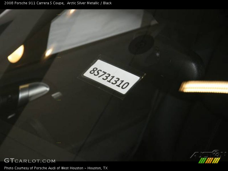 Arctic Silver Metallic / Black 2008 Porsche 911 Carrera S Coupe