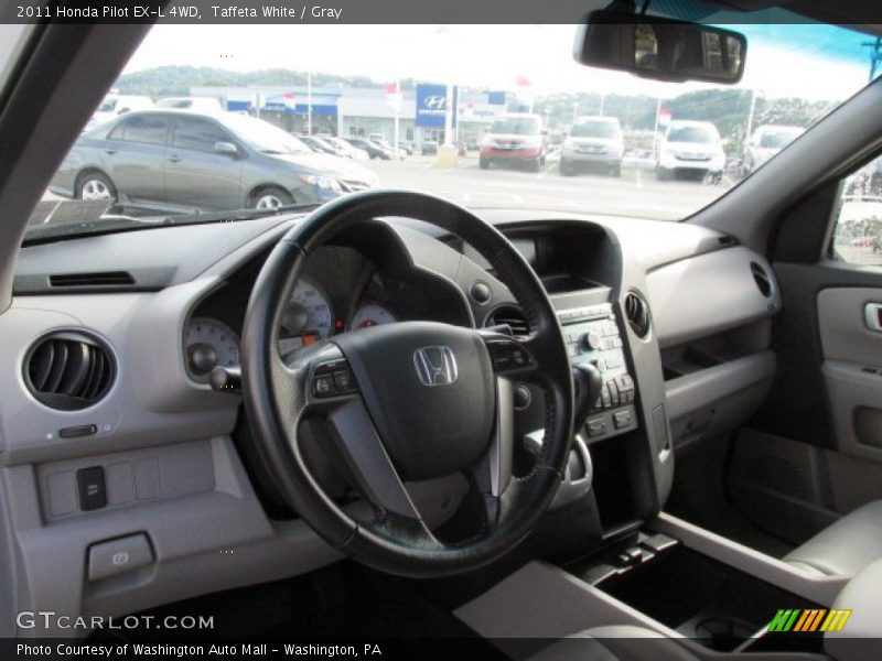 Taffeta White / Gray 2011 Honda Pilot EX-L 4WD