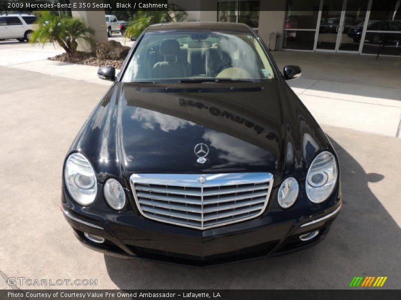 Black / Cashmere 2009 Mercedes-Benz E 350 Sedan