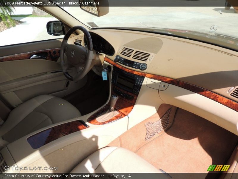 Black / Cashmere 2009 Mercedes-Benz E 350 Sedan