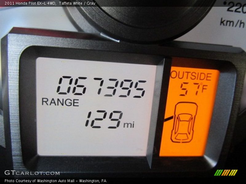 Taffeta White / Gray 2011 Honda Pilot EX-L 4WD