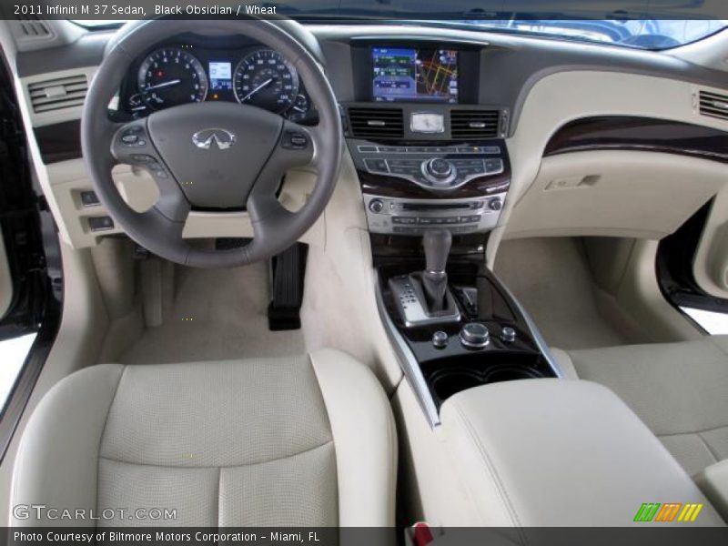 Black Obsidian / Wheat 2011 Infiniti M 37 Sedan