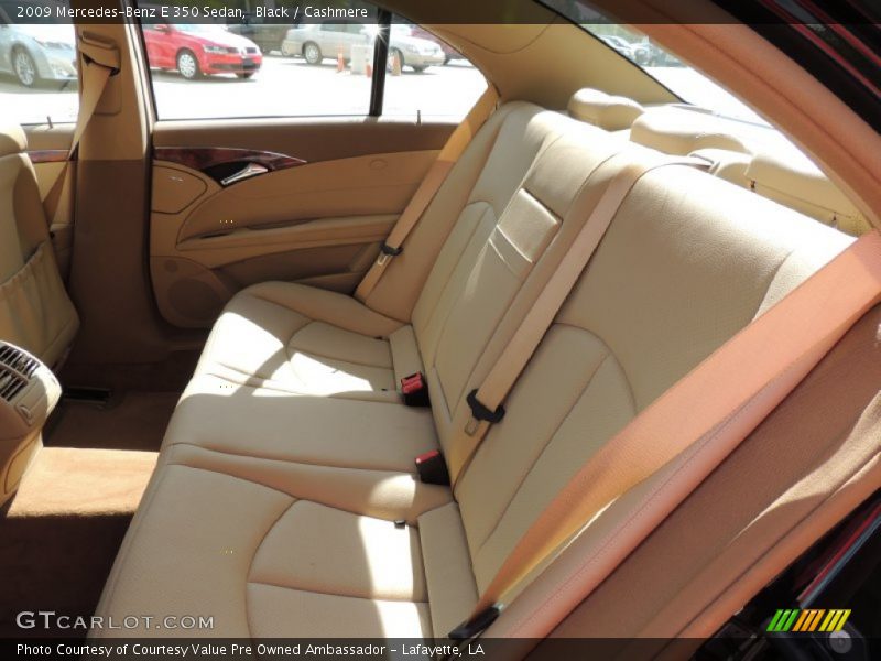 Black / Cashmere 2009 Mercedes-Benz E 350 Sedan
