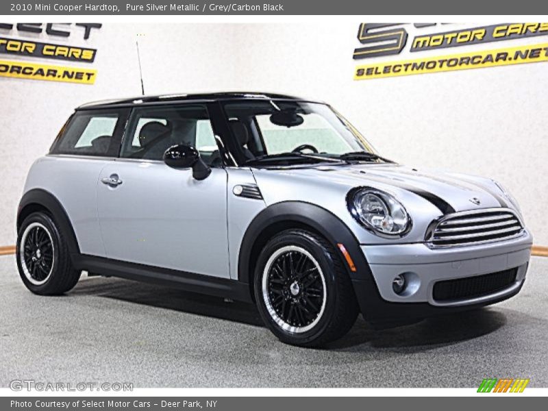 Pure Silver Metallic / Grey/Carbon Black 2010 Mini Cooper Hardtop
