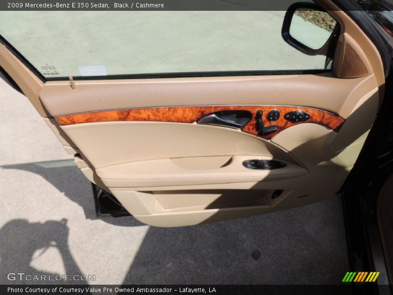 Black / Cashmere 2009 Mercedes-Benz E 350 Sedan