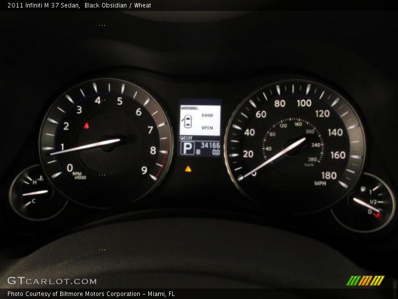 Black Obsidian / Wheat 2011 Infiniti M 37 Sedan