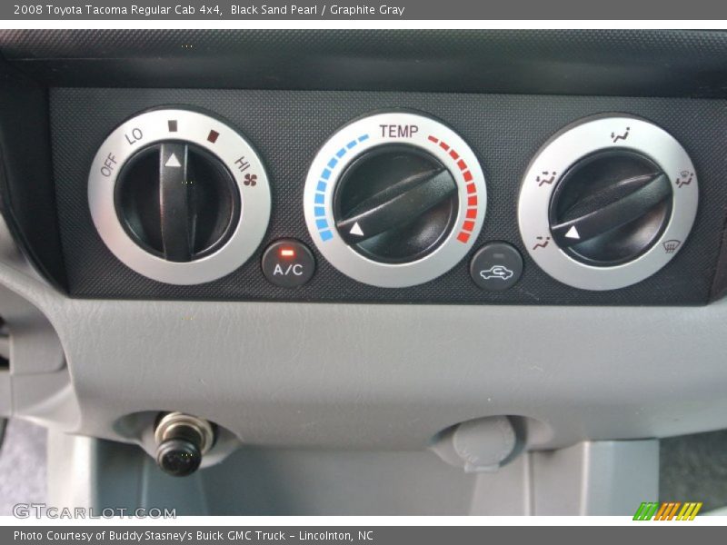 Black Sand Pearl / Graphite Gray 2008 Toyota Tacoma Regular Cab 4x4