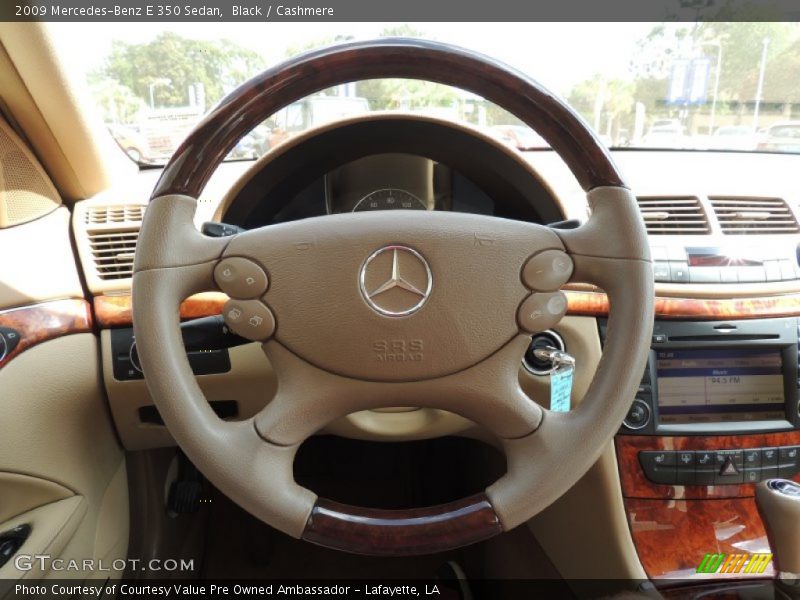 Black / Cashmere 2009 Mercedes-Benz E 350 Sedan