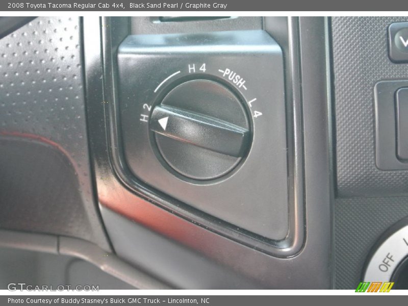 Black Sand Pearl / Graphite Gray 2008 Toyota Tacoma Regular Cab 4x4