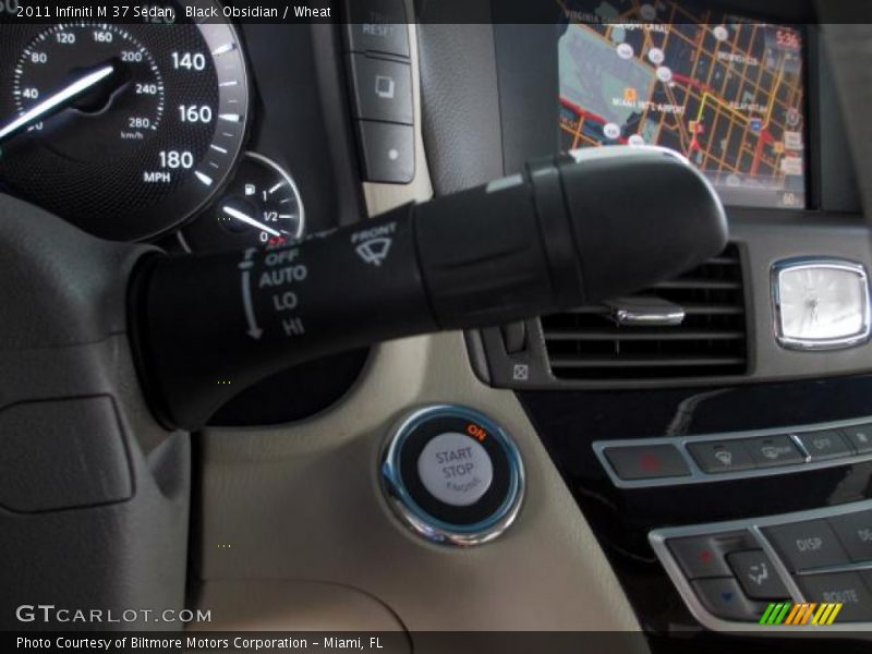 Black Obsidian / Wheat 2011 Infiniti M 37 Sedan