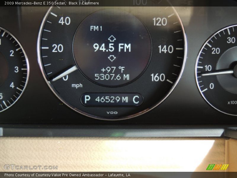 Black / Cashmere 2009 Mercedes-Benz E 350 Sedan