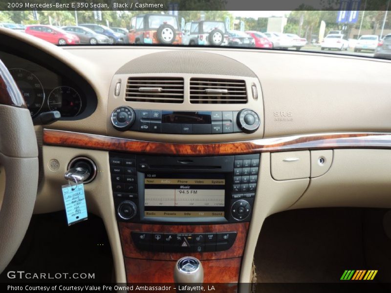 Black / Cashmere 2009 Mercedes-Benz E 350 Sedan