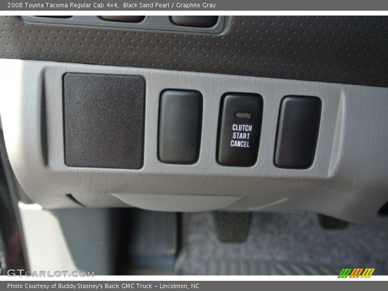 Black Sand Pearl / Graphite Gray 2008 Toyota Tacoma Regular Cab 4x4