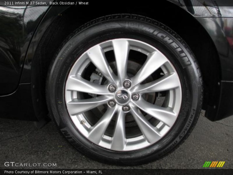 Black Obsidian / Wheat 2011 Infiniti M 37 Sedan