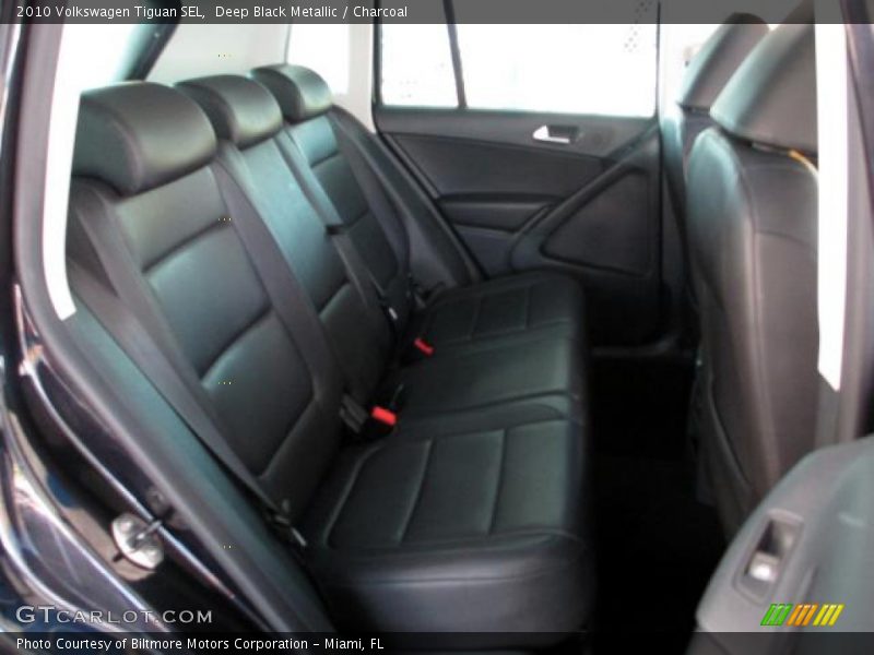 Deep Black Metallic / Charcoal 2010 Volkswagen Tiguan SEL