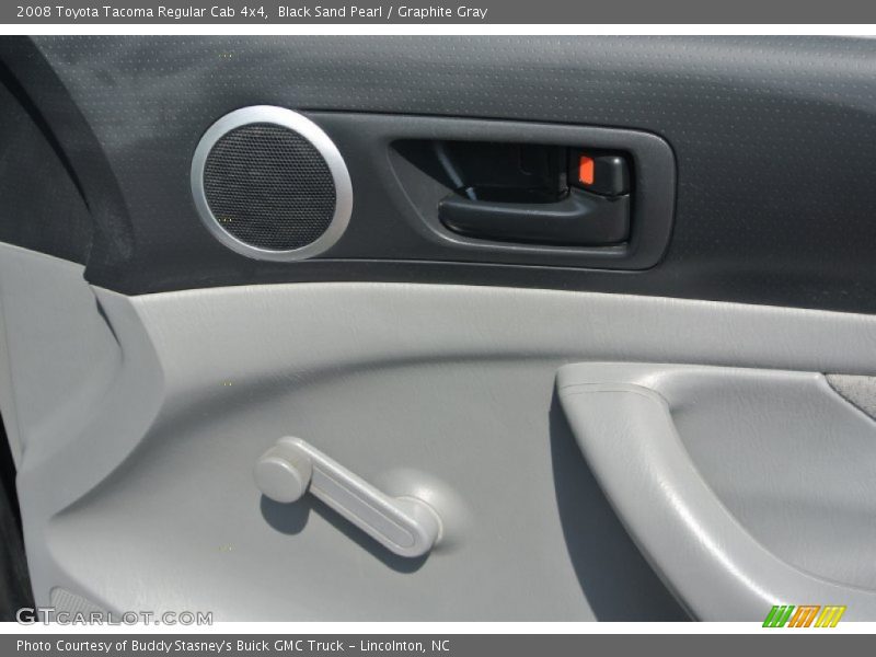 Black Sand Pearl / Graphite Gray 2008 Toyota Tacoma Regular Cab 4x4