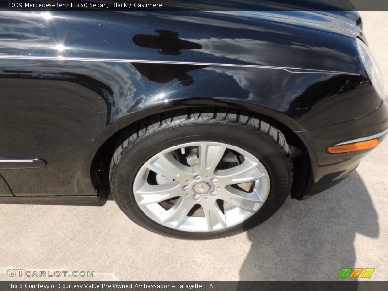 Black / Cashmere 2009 Mercedes-Benz E 350 Sedan