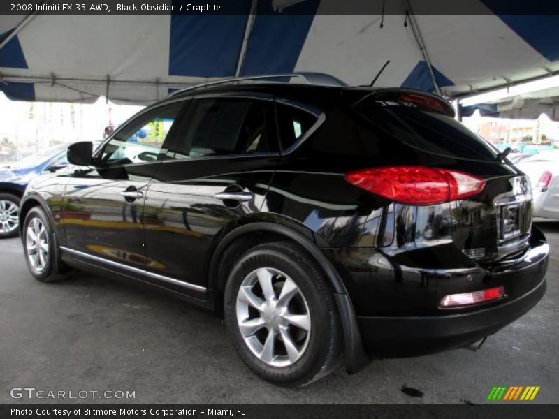 Black Obsidian / Graphite 2008 Infiniti EX 35 AWD