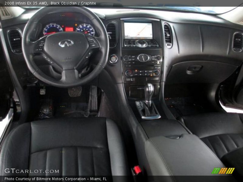 Black Obsidian / Graphite 2008 Infiniti EX 35 AWD