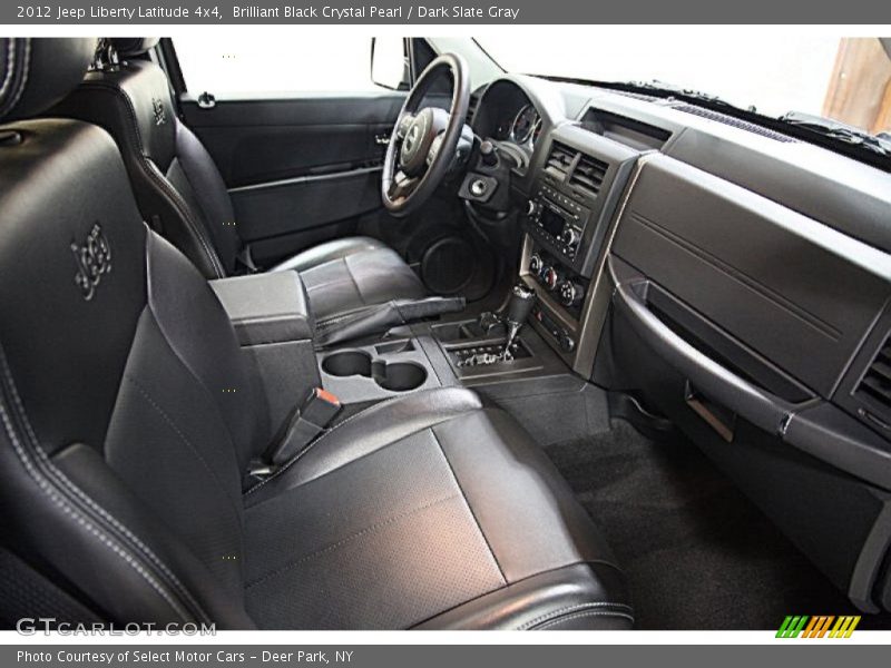 Brilliant Black Crystal Pearl / Dark Slate Gray 2012 Jeep Liberty Latitude 4x4