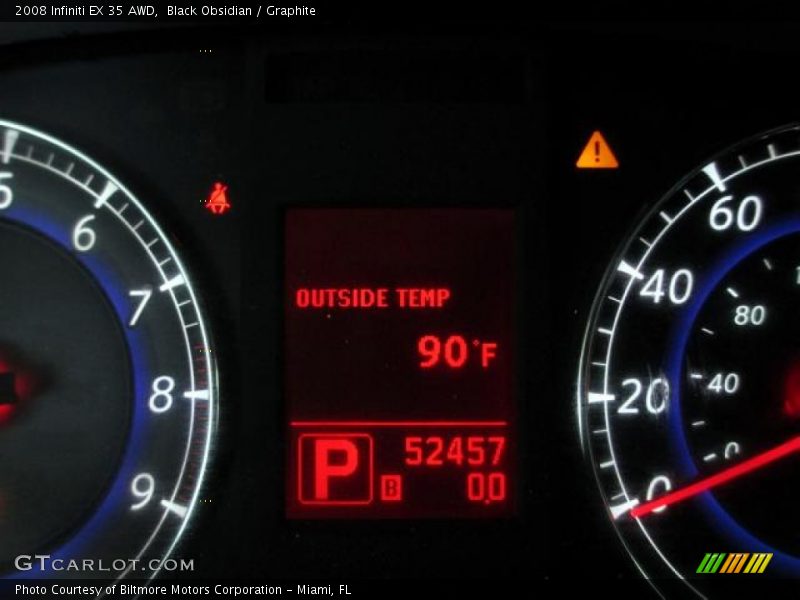Black Obsidian / Graphite 2008 Infiniti EX 35 AWD