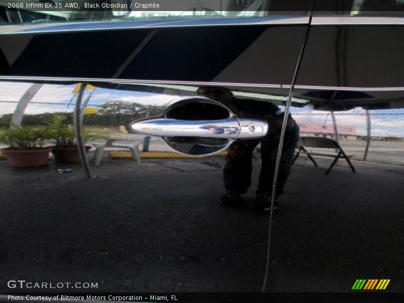 Black Obsidian / Graphite 2008 Infiniti EX 35 AWD