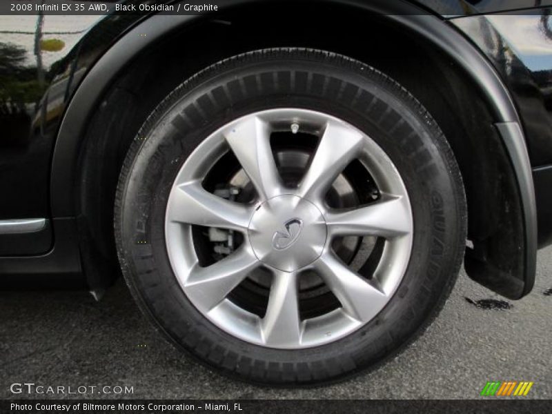 Black Obsidian / Graphite 2008 Infiniti EX 35 AWD