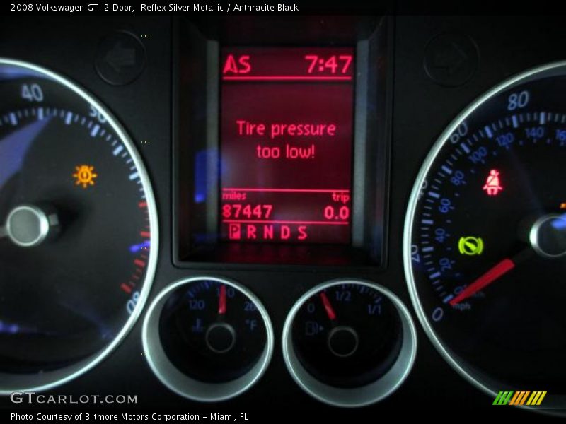 Reflex Silver Metallic / Anthracite Black 2008 Volkswagen GTI 2 Door