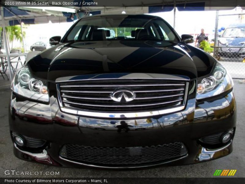Black Obsidian / Graphite 2010 Infiniti M 35 Sedan