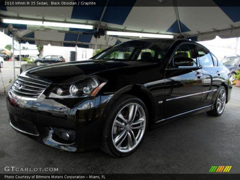 Black Obsidian / Graphite 2010 Infiniti M 35 Sedan