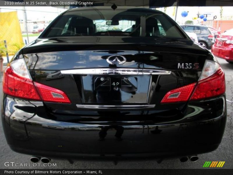 Black Obsidian / Graphite 2010 Infiniti M 35 Sedan